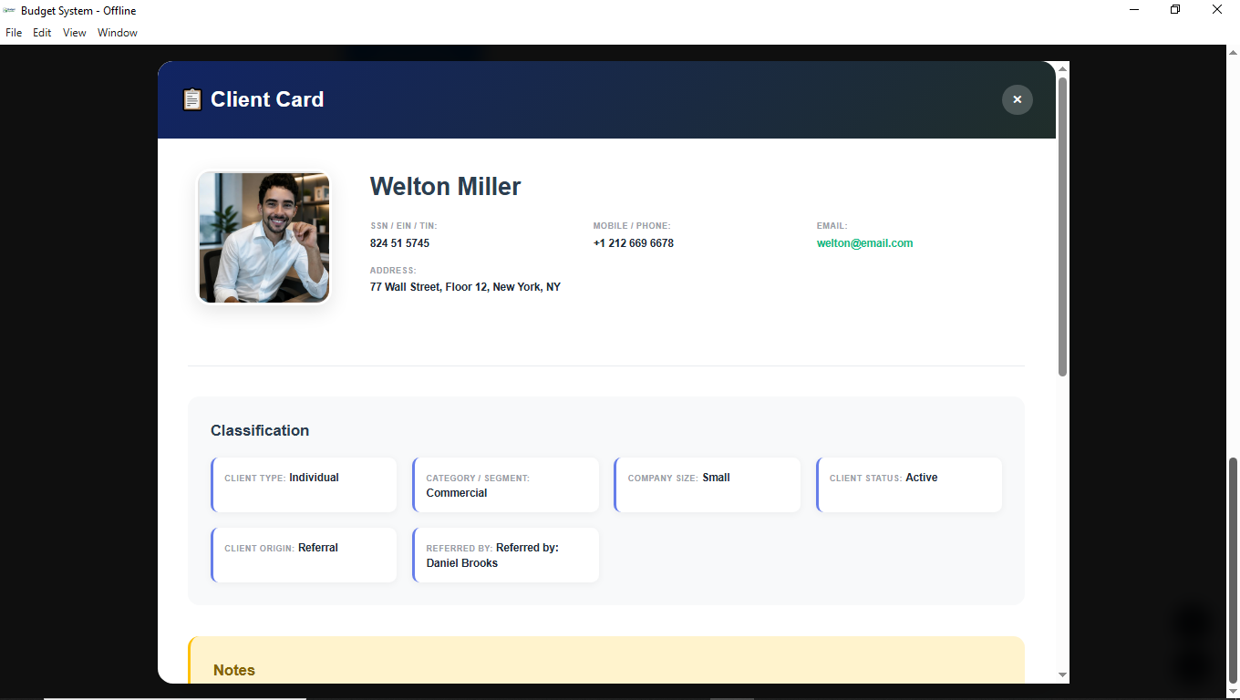 Client Profile